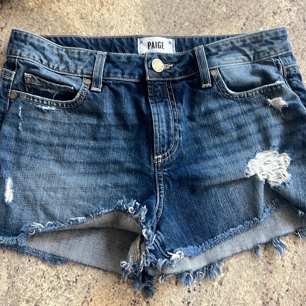 Paige Daryn Denim Shorts